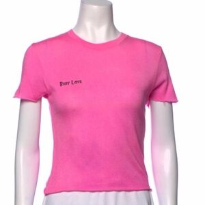 The Elder Statesman ‘Baby Love’ Cashmere T-shirt